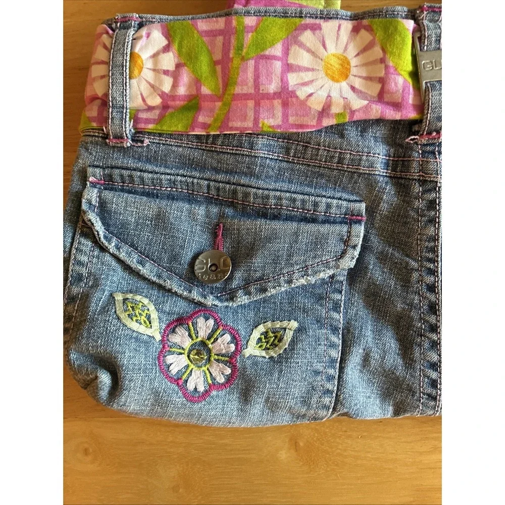 Handmade Jean Purse Unique Boho Hippie Y2K